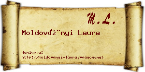 Moldoványi Laura névjegykártya