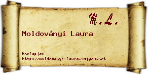 Moldoványi Laura névjegykártya